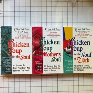 Three Chicken Soup for the Soul books